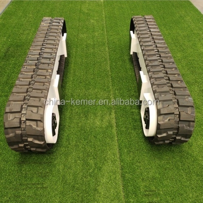 Partie n° KRT1500 Chassis de voie en caoutchouc pour excavatrice 5 tonnes pour les applications industrielles
