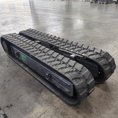 Chassis de train de roulement en acier caoutchouc pour une usine de fabrication de mini-excavatrices à chenilles