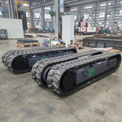 Chassis de train de roulement en acier caoutchouc pour une usine de fabrication de mini-excavatrices à chenilles