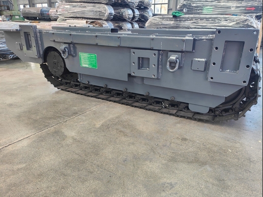 Magasins de matériaux de construction Chemin d'acier sur mesure avec moteur hydraulique