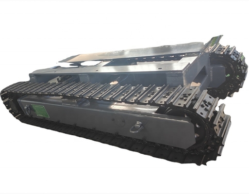 Chassis de piste miniature en caoutchouc en acier de petite taille sur mesure pour plateforme de forage d'excavatrice minière