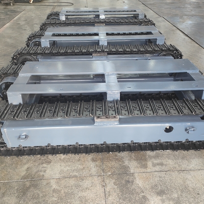 Chassis de piste miniature en caoutchouc en acier de petite taille sur mesure pour plateforme de forage d'excavatrice minière