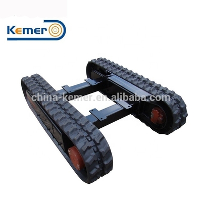 KRT3000 Mini Chassis à voie en caoutchouc, roulement de voie pour équipement de transport de petites charges