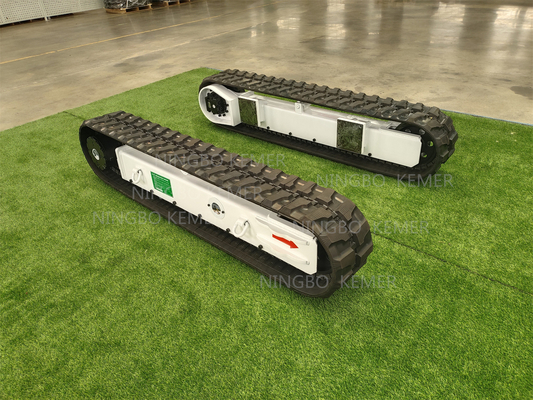 Support technique vidéo sous-trainage en caoutchouc de petite tonne pour broyeurs de pellets