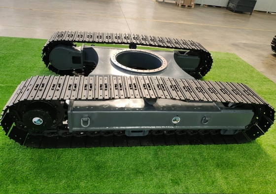 Chassis de roulement de voie en caoutchouc personnalisable pour équipement de transport de chargement