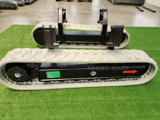 Chassis de voie en caoutchouc pour le chargement d'équipements de transport professionnel