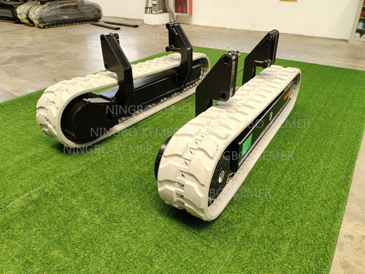 Chassis de voie en caoutchouc pour le chargement d'équipements de transport professionnel