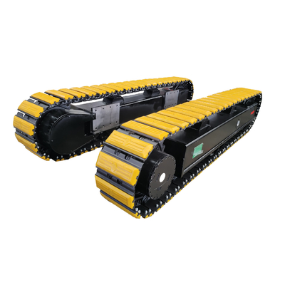 Sous-train à rouleaux en caoutchouc pour forage sur voie personnalisé et concasseurs