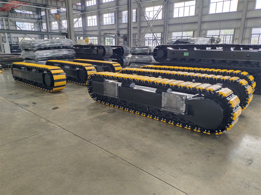 Sous-train à rouleaux en caoutchouc pour forage sur voie personnalisé et concasseurs