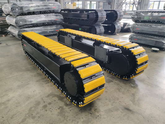 Sous-train à rouleaux en caoutchouc pour forage sur voie personnalisé et concasseurs