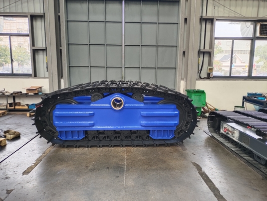 Chassis de voie de traction équipé d'un moteur de trajet pour une capacité de chargement de 80 tonnes personnalisable