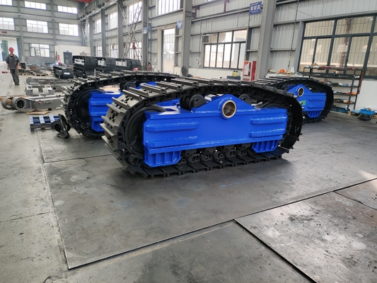 Chassis de voie de traction équipé d'un moteur de trajet pour une capacité de chargement de 80 tonnes personnalisable