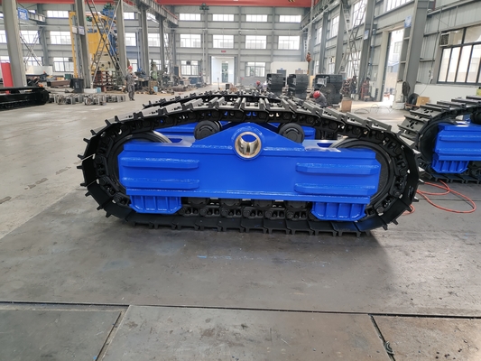 Chassis de voie de traction équipé d'un moteur de trajet pour une capacité de chargement de 80 tonnes personnalisable