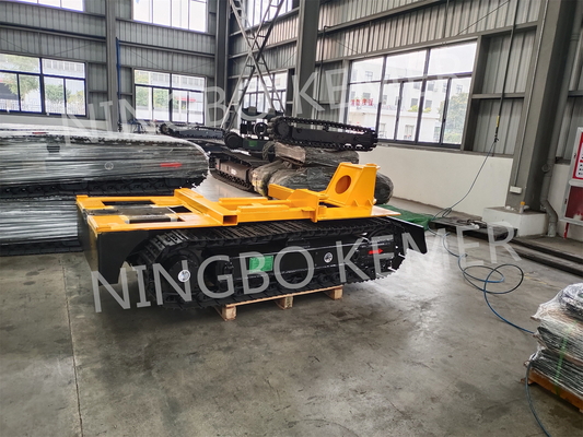 Sous-train de voie en acier sur mesure pour les besoins de forage et de concassage lourds