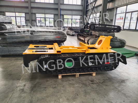 Sous-train de voie en acier sur mesure pour les besoins de forage et de concassage lourds