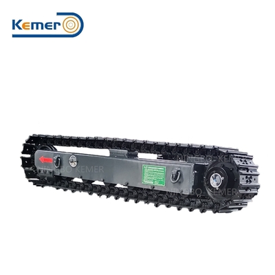Sous-train de voie en acier pour machine de pliage de tuyaux et plate-forme de forage