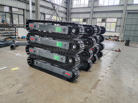 Sous-train de voie en acier pour machine de pliage de tuyaux et plate-forme de forage