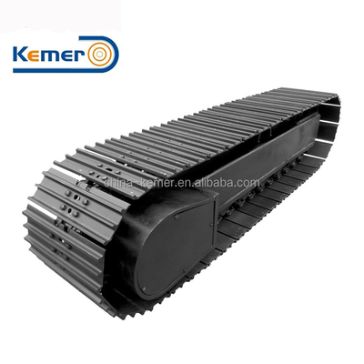 Transmission hydraulique 15 tonnes en acier, train de roulement pour le forage et le concasseur