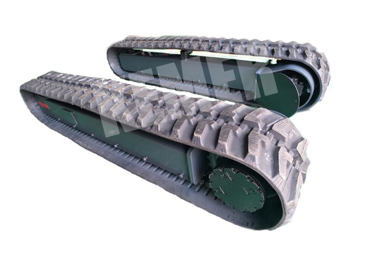 3 tonnes de roulement en caoutchouc sur mesure noir ou per pour les machines de construction