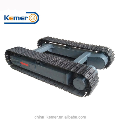 Sous-train en acier à entraînement hydraulique flexible pour une adaptabilité au terrain lisse