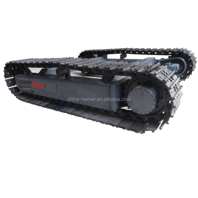 Sous-train en acier à entraînement hydraulique flexible pour une adaptabilité au terrain lisse