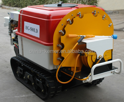 Petite plate-forme de forage avec transmission hydraulique et roulement moteur