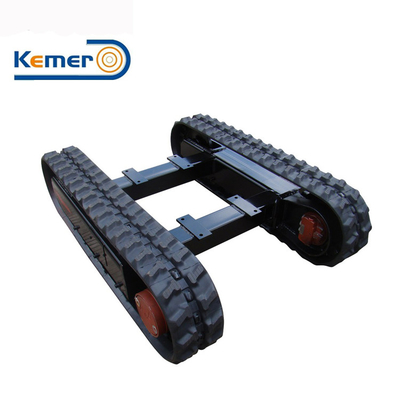 Sous-train en caoutchouc personnalisable pour mini-pelles KEMER Noir ou selon les besoins