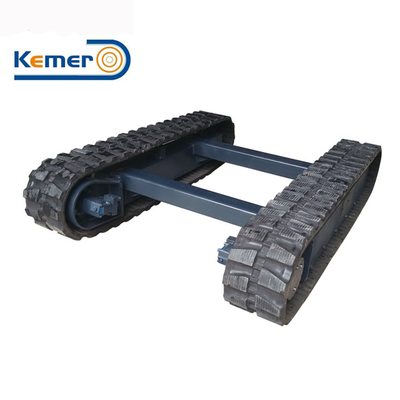 Sous-train en caoutchouc personnalisable pour mini-pelles KEMER Noir ou selon les besoins