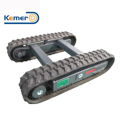 Sous-train en caoutchouc personnalisable pour mini-pelles KEMER Noir ou selon les besoins